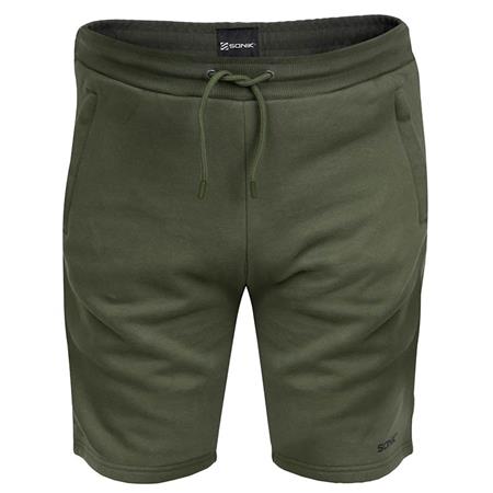 Szorty Męskie Sonik Fleece Shorts - Zielony