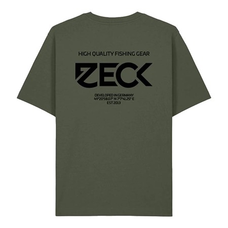 T-SHIRT DA UOMO A MANICHE CORTE ZECK HEAVY T-SHIRT - KAKI