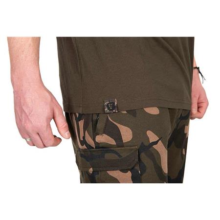 T-SHIRT DE HOMEM DE MANGAS CURTAS - CAQUI/CAMO FOX OUTLINE T-SHIRT - KAKI/CAMO