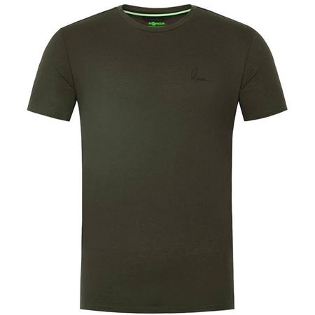 T-Shirt De Homem De Mangas Curtas - Dark Olive Korda Minimal - Dark Olive