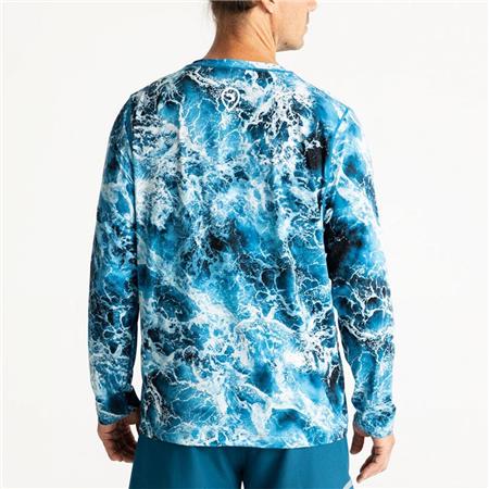 T-SHIRT DE MANGAS COMPRIDAS HOMEM - CINZENTO ADVENTER & FISHING BOZED ANTI UV - GRIS