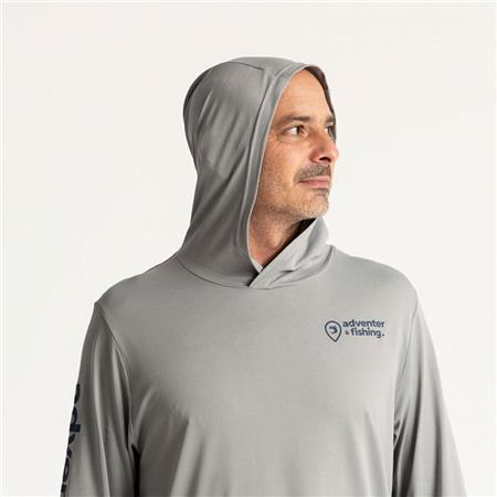 T-SHIRT DE MANGAS COMPRIDAS PARA HOMEM - AREIA ADVENTER & FISHING GOLON ANTI UV - SABLE