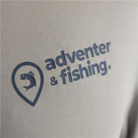 T-SHIRT DE MANGAS COMPRIDAS PARA HOMEM - AREIA ADVENTER & FISHING GOLON ANTI UV - SABLE