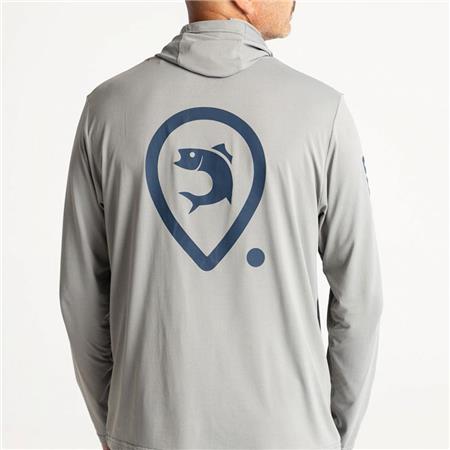 T-SHIRT DE MANGAS COMPRIDAS PARA HOMEM - AREIA ADVENTER & FISHING GOLON ANTI UV - SABLE
