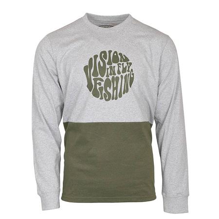 T-Shirt De Mangas Compridas Para Homem - Cinzento Vision Since Long Sleeve T-Shirt - Gris