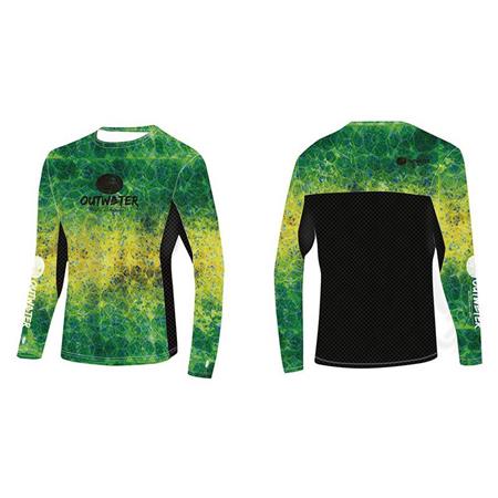 T-SHIRT DE MANGAS COMPRIDAS PARA HOMEM OUTWATER SPREKS MAHI MAHI