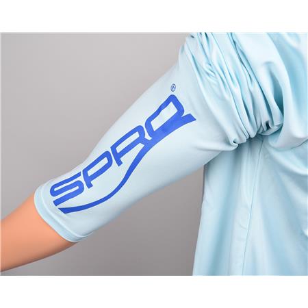 T-SHIRT DE MANGAS COMPRIDAS PARA MULHER SPRO WOMENS COOLING PERFORMANCE CREW SHIRT - BLEU
