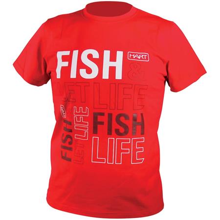 T-Shirt De Mangas Curtas Homem - Vermelho Hart Pro - Rouge