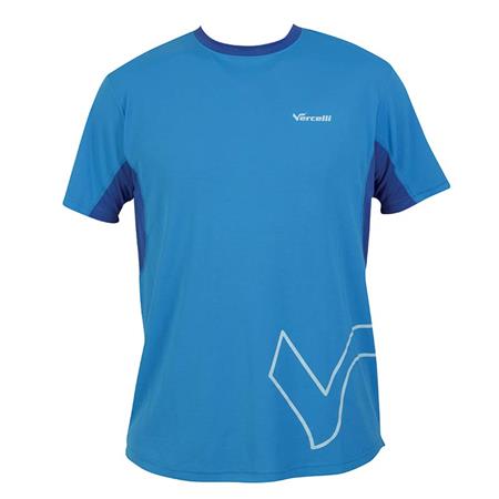 T-Shirt De Mangas Curtas Para Homem - Azul Vercelli Acqua-Ts - Bleu
