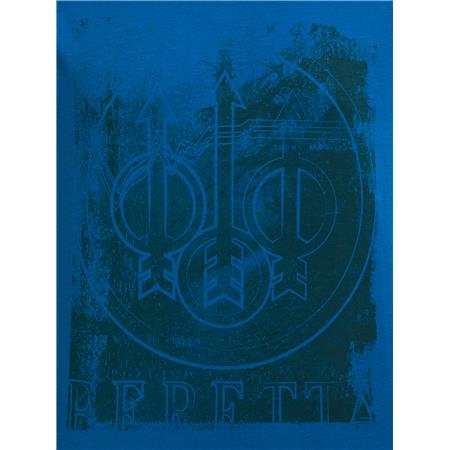 T-SHIRT DE MANGAS CURTAS PARA HOMEM - BLUE TWILIGHT BERETTA LOGO - BLUE TWILIGHT