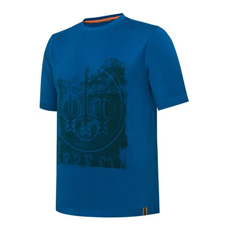 T-SHIRT DE MANGAS CURTAS PARA HOMEM - BLUE TWILIGHT BERETTA LOGO - BLUE TWILIGHT