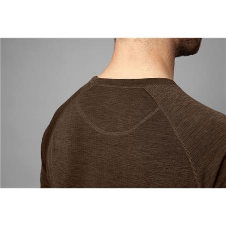T-SHIRT DE MANGAS CURTAS PARA HOMEM - MARROM SEELAND ACTIVE S/S