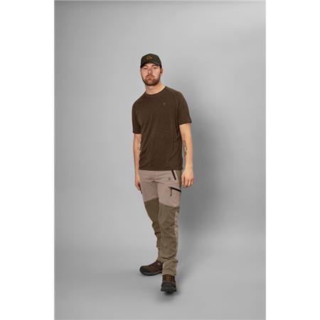 T-SHIRT DE MANGAS CURTAS PARA HOMEM - MARROM SEELAND ACTIVE S/S