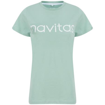 T-Shirt De Mangas Curtas Para Mulher - Verde Claro Navitas Womens Tee - Vert Clair