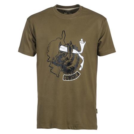 T-Shirt Für Männer Percussion Wild Boar Corsica