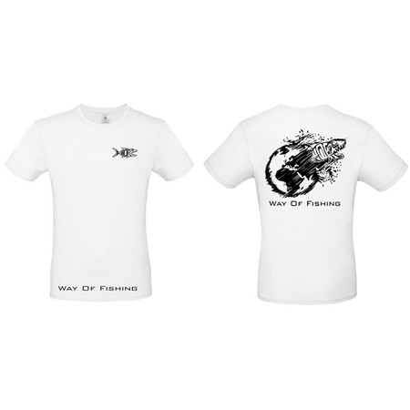 T-SHIRT HERRE MED KORTE ÆRMER W.O.F. TERRE - HVID