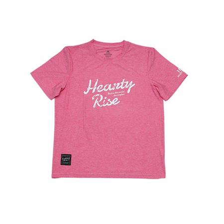 T-SHIRT HOMME MANCHES COURTES HEARTY RISE HE-9011 - ROSE