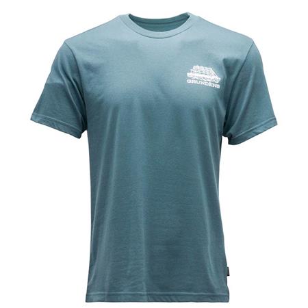 T-Shirt Κοντομάνικο Ανδρικό Grundéns Tall Ship Ss T-Shirt Dark Slat - Μπλε