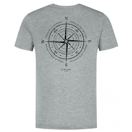 T-SHIRT ΚΟΝΤΟΜΆΝΙΚΟ ΑΝΔΡΙΚΌ KORDA COMPASS TEE - ΓΚΡΙ