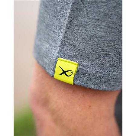 T-SHIRT KORTE MOUWEN HEREN FOX MATRIX GREY HEX PRINT T-SHIRT - GRIJS