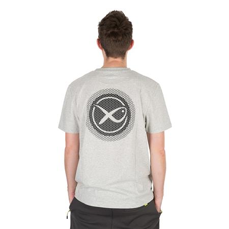 T-SHIRT KORTE MOUWEN HEREN FOX MATRIX LARGE LOGO T-SHIRT - GRIJS