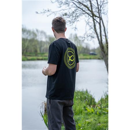 T-SHIRT KORTE MOUWEN HEREN FOX MATRIX LARGE LOGO T-SHIRT - ZWART