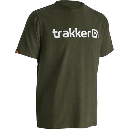 T-Shirt Korte Mouwen Heren Trakker Logo Kaki