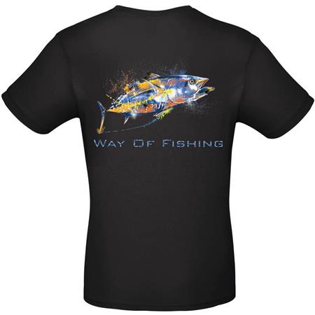 T-SHIRT KORTE MOUWEN HEREN W.O.F. THON - ZWART