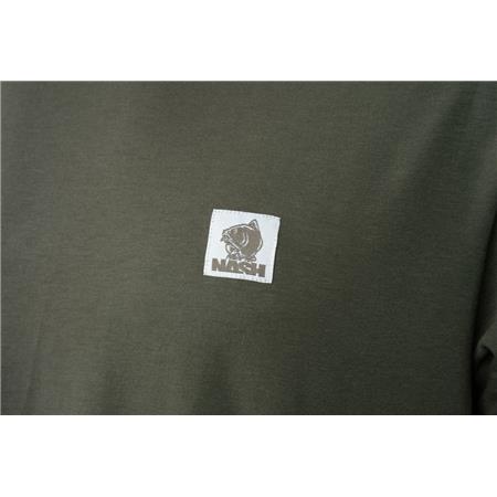 T-SHIRT KORTE MOUWEN MAN NASH MAKE IT HAPPEN BADGE - VERT