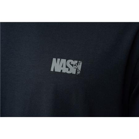 T-SHIRT KORTE MOUWEN MAN NASH MAKE IT HAPPEN CARP LOGO - NOIR