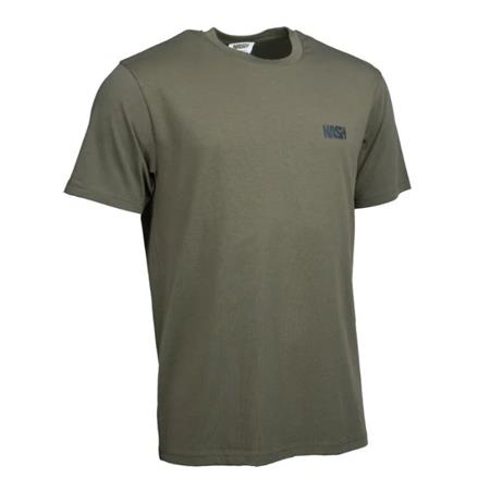 T-Shirt Korte Mouwen Man Nash Make It Happen Carp Logo - Vert
