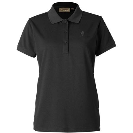 T-Shirt Korte Mouwen Vrouw Pinewood Ramsey Polo - Noir