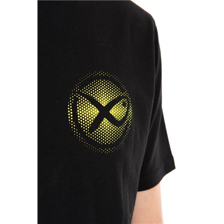 T-SHIRT KURZARM HERREN FOX MATRIX LARGE FADE T-SHIRT BLACK/LIME - SCHWARZ