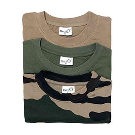 T-SHIRT KURZARM HERREN PERCUSSION UNIS + CAMO - 3ER PACK