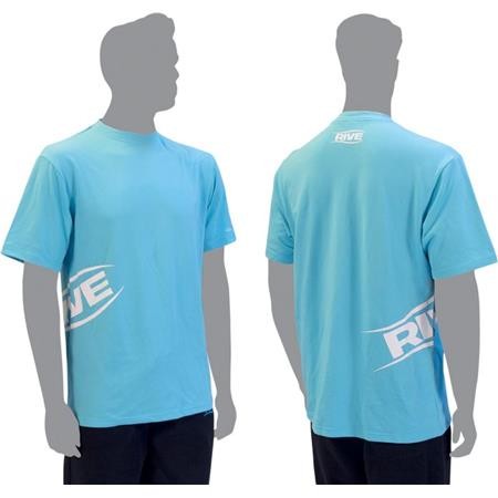 T-Shirt Kurzarm Herren Rive Stamped Blau