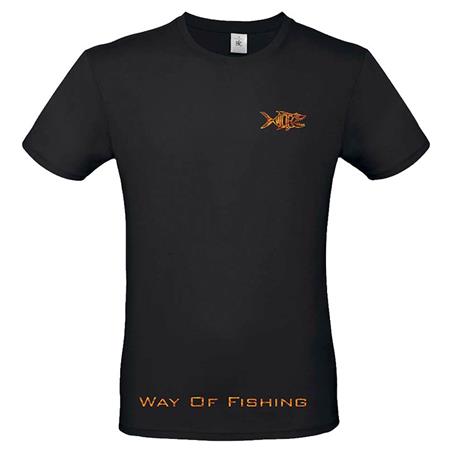 T-Shirt Kurzarm Herren W.O.F. Bonobo - Schwarz