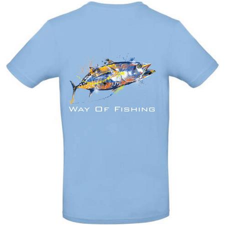 T-SHIRT KURZARM HERREN W.O.F. THON - BLAU