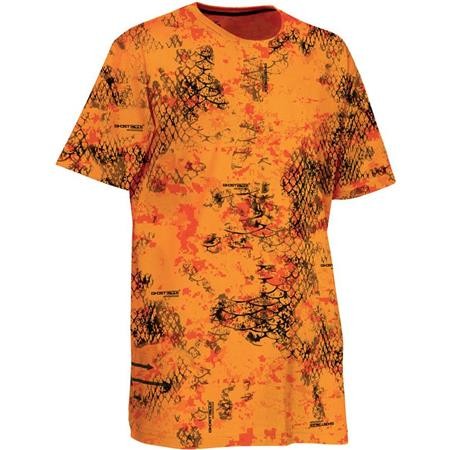 T-Shirt Kurzärmelig Für Herren Ligne Verney-Carron Snake - Camou Orange