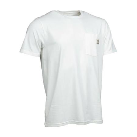 T-Shirt Kurzärmelig Für Herren Nash Make It Happen Badge Pocket - Ecru