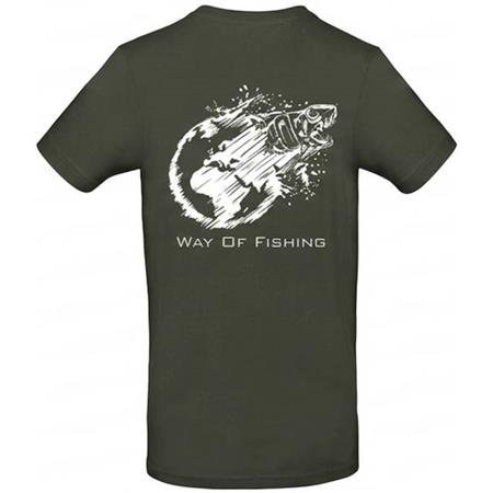 T-Shirt Langarm Herren W.O.F. Terre - Grün