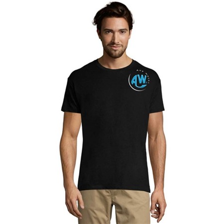 T-Shirt Mangas Curtas Homem Any Water - Preto