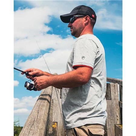 T-SHIRT MANGAS CURTAS HOMEM FOX RAGE VOYAGER TEES - CINZA CLARO