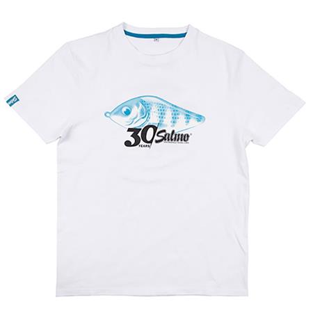 T-Shirt Mangas Curtas Homem Salmo 30Th Anniversary Tee Branco