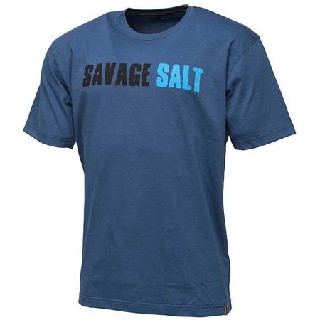 T-Shirt Mangas Curtas Homem Savage Gear Salt Castanha