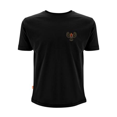 T-SHIRT MANICA CORTA BAMBINO KUMU KIDS LITTLE RED T-SHIRT - NERO