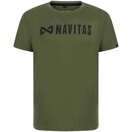T-Shirt Maniche Corte Junior Navitas Kids Core Tee - Verde