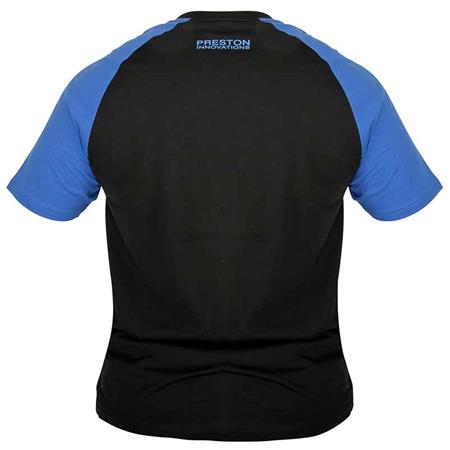 T-SHIRT MANICHE CORTE - NERO/BLU PRESTON INNOVATIONS LIGHTWEIGHT RAGLAN T-SHIRT - NOIR/BLEU