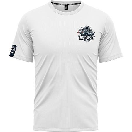 T-Shirt Maniche Corte Uomo - Bianco Hot Spot Design Future Marlin - Blanc