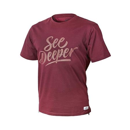 T-Shirt Maniche Corte Uomo - Bordeaux Fortis See Deeper - Bordeaux