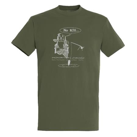T-Shirt Maniche Corte Uomo - Cachi Bartavel No Kill T1162 - Kaki